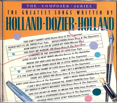 cd0001 The Greatest Songs Written By<br>
Holland Dozier Holland
